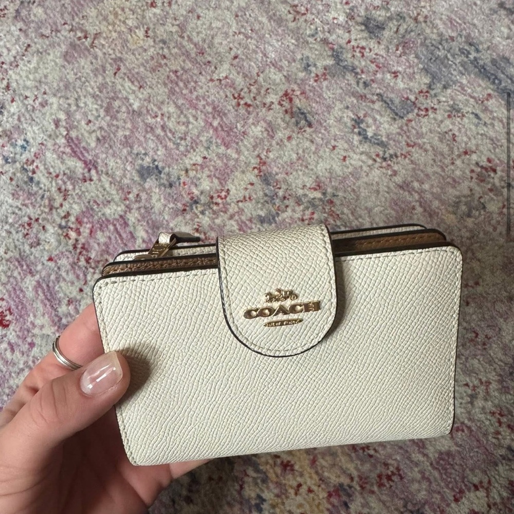 Coach Cream Card Holder